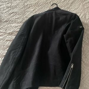 Super Dry suede leather jacket, never worn new with tags !
